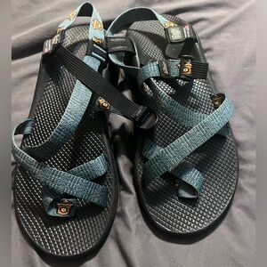 limited edition Chaco Z/cloud Classic sandals in the "Smokey the Bear" pattern